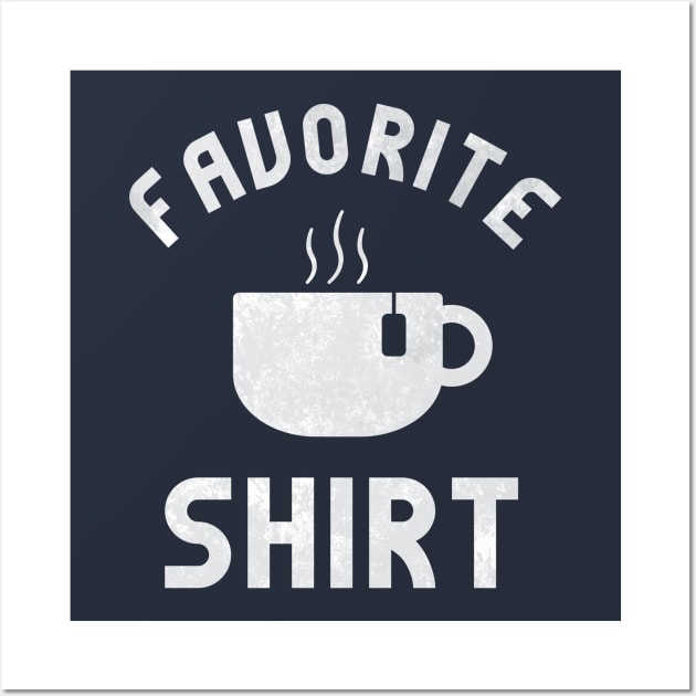 Funny Tea Caffeine Pun T-Shirt Wall Art by happinessinatee